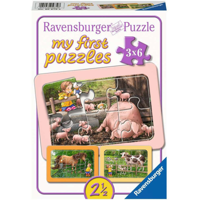 Abbildung von Ravensburger Lotta AUF DEM Bauernhof Puzzle für Kinder, Größe: One Size, Mehrfarbig