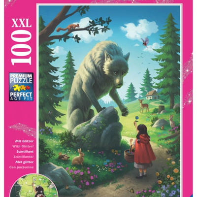 Abbildung von Ravensburger ROTKÄPPCHEN UND DER WOLF Puzzle für Kinder, Größe: One Size, Mehrfarbig