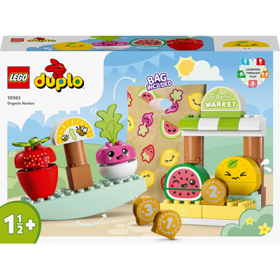 Abbildung von LEGO Duplo MY Firstorganic Market Fruit AND Vegetab Spielzeug für Kinder, Größe: One Size, Mehrfarben