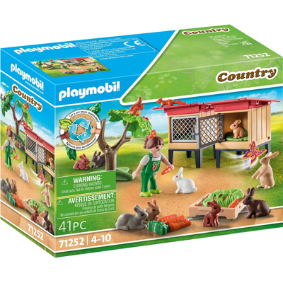 Abbildung von Playmobil Country Rabbit Hutch 71252 Minispielzeug für Kinder, Größe: One Size, Multicoloured