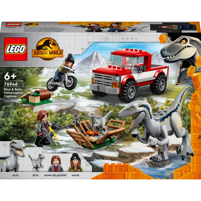 Abbildung von LEGO Jurassic World BLUE &amp; BETA Velociraptorvangst Blockspielzeug für Kinder, Größe: One Size, Multi coloured