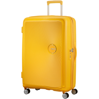 Abbildung von American Tourister Soundbox Spinner 77/28 TSA EXP Golden Yellow 884741371 Koffer mit 4 Rollen