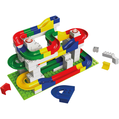 Abbildung von Hubelino Kugelbahn Bahnelement SET 55 TLG. Baukästen &amp; Konstruktionsspielzeug für Kinder, Größe: One Size, Multicoloured