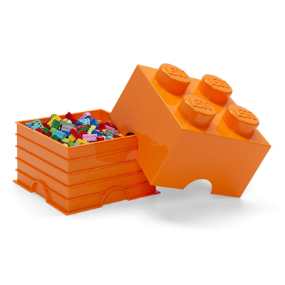 Abbildung von LEGO® Aufbewahrungsbox Orange 25x25x18 cm