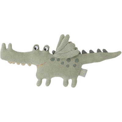 Abbildung von OYOY Living Darling Rattle BABY Buddy Crocodile Unisex Babyspielzeug für Kinder, Größe: One Size, Green