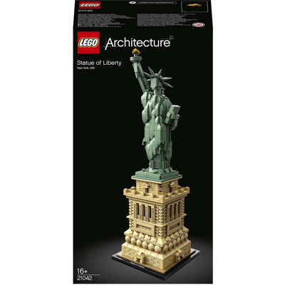 Abbildung von LEGO 21042 Architecture Statue OF Liberty Model Building KIT Creative ART SET Blockspielzeug für Kinder, Größe: One Size, Mehrfarben