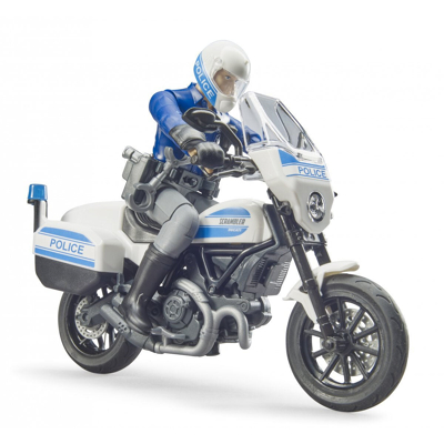 Abbildung von Bruder Scrambler Ducati Polizeimotorrad 1:16