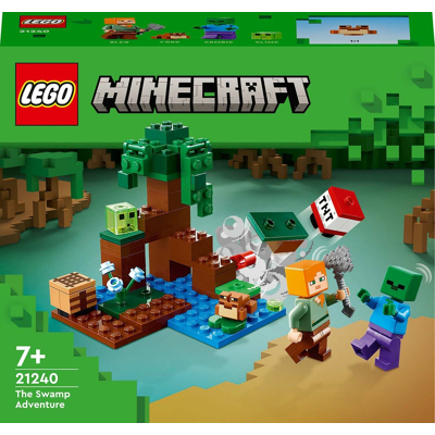 Abbildung von LEGO Minecraft 21240 DAS Sumpfabenteuer Minispielzeug für Kinder, Größe: One Size, Nocolor