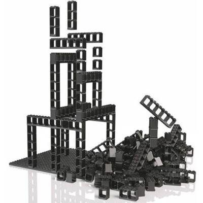 Abbildung von Hubelino Kugelbahn PI Konstruktionsset M Blockspielzeug für Kinder, Größe: One Size, Mehrfarbig