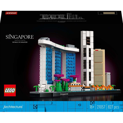 Abbildung von LEGO 21057 Architecture Singapore Model KIT FOR Adults Creative ART Building SET Blockspielzeug für Kinder, Größe: One Size, Mehrfarben