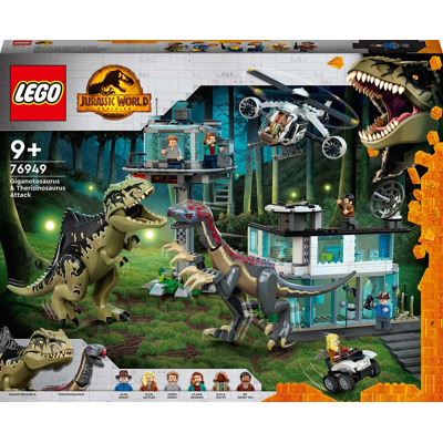 Abbildung von LEGO 76949 Jurassic World Giganotosaurus &amp; Therizinosaurus Angriff