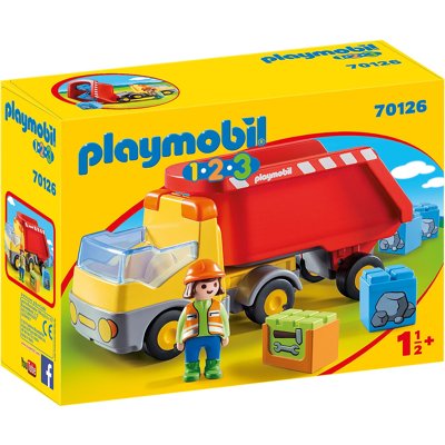 Abbildung von Playmobil Kiepwagen Spielzeugauto für Kinder, Größe: One Size, Gelb