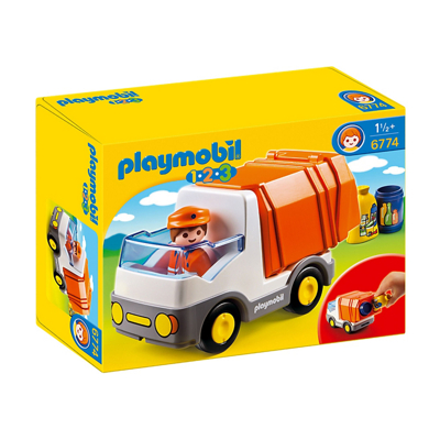 Abbildung von Playmobil Vuilniswagen Spielzeug für Kinder, Größe: One Size, Orange
