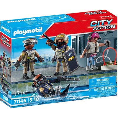 Billede af Playmobil 71146 City Action Byggesæt SWAT figursæt