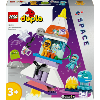Billede af LEGO DUPLO Town 10422 3 i 1 eventyr med rumfærge