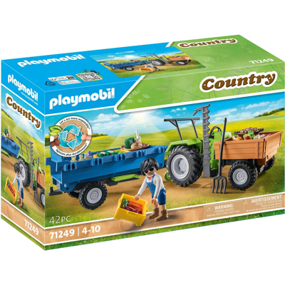Billede af Playmobil Playset Country Tractor 42 Dele Legetøj og Gadgets
