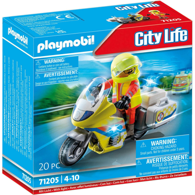 Billede af Playmobil Legetøjssæt med køretøjer 71205 Motorcykel 20 Dele