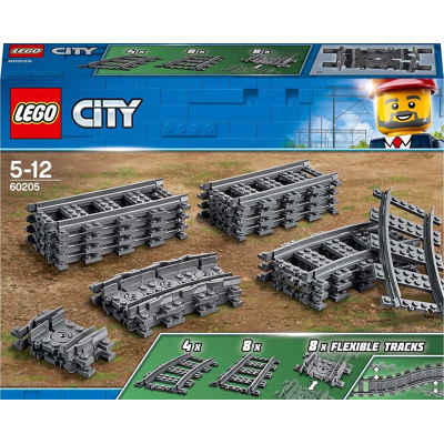 Billede af Lego Playset City 60205 Rail Pack 20 Dele