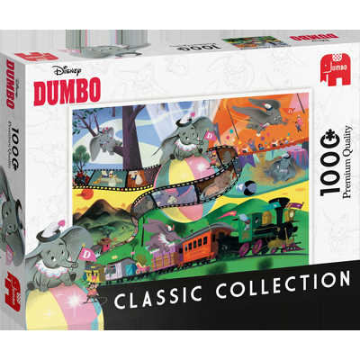 Billede af Jumbo Disney Classic Collection Dumbo 1000 Teile Puslespil multicoloured til børn, Størrelse: One Size, Multi coloured