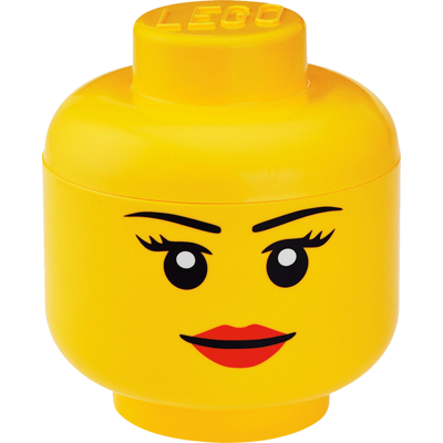 Billede af LEGO® Storage Box Head Girl Ø24x27.1 cm