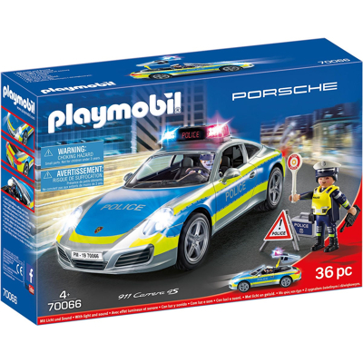 Billede af Playset Porsche 911 Carrera 4S Police Playmobil 70066 (36 pcs)