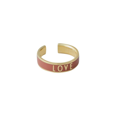 Bild av Design Letters WORD Candy RING Ringar, Storlek: One Size, Red