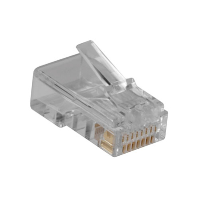 Afbeelding van ACT TD108 RJ45 (8P/8C) Modulaire Connector voor Platte Kabel 25 stuks