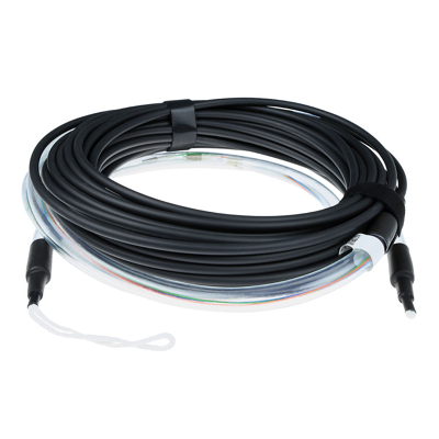 Afbeelding van ACT RL4102 Prefab Glasvezel Kabel Singlemode OS2 8 voudig LC Connectoren 20 meter