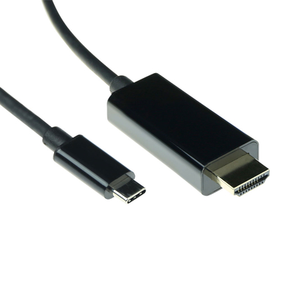 Afbeelding van ACT SB0030 USB C naar HDMI Male Conversie Kabel 4K/60Hz Grijs 2 meter