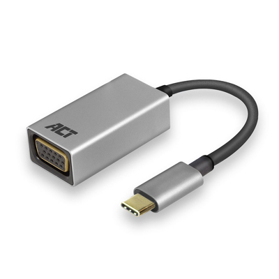 Afbeelding van USB C naar VGA adapter ACT 0.15 meter (Full HD)