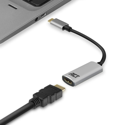Afbeelding van USB C naar HDMI adapter ACT 0.15 meter (4K@60Hz)