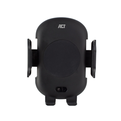 Afbeelding van ACT AC9010 Telefoonhouder Auto Smartphone Houder Zuignap/Ventilatie Draadloze Laadfunctie Automatische Detectie Zwart