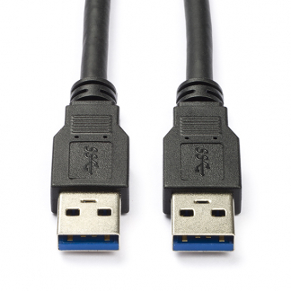 Afbeelding van USB A naar kabel 0.5 meter 3.0 (100% koper, Zwart)