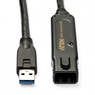 Afbeelding van USB verlengkabel 15 meter 3.0 (100% koper, Daisy chaining tot 50 meter)