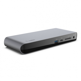 Afbeelding van Thunderbolt 3 dock Pro Belkin (4K@60Hz, DisplayPort, USB C, A, Kaartlezer, Mini jack, Ethernet, Voor Mac en Windows)