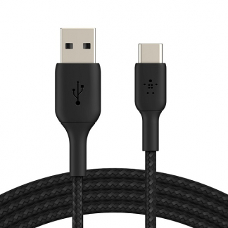Afbeelding van Belkin Boost Charge USB C Gevlochten Kabel 1 Meter Zwart