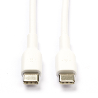 Afbeelding van USB C naar kabel 1 meter 2.0 (Power Delivery, Wit)