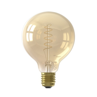 Afbeelding van LED lamp E27 Globe Calex (3.8W, 250lm, 2100K, Dimbaar, Goud)