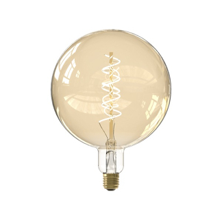 Afbeelding van Slimme lamp E27 Calex Smart Home Globe (LED, 5W, 220lm, 2000K, Dimbaar, Goud)