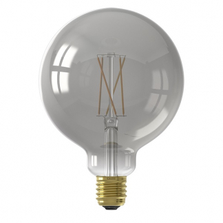 Afbeelding van Slimme lamp E27 Calex Smart Home Globe (LED, 7W, 400lm, 1800K, Dimbaar, Titanium)