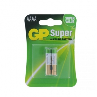 Afbeelding van AAAA batterij GP 2 stuks (Alkaline, 1.5 V)