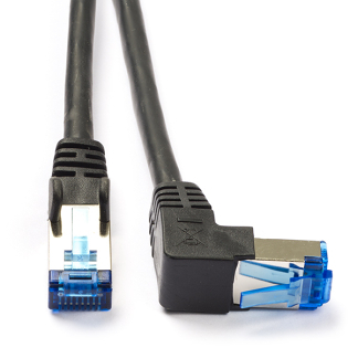 Afbeelding van 1 m S/FTP Cat 6a kabel haaks