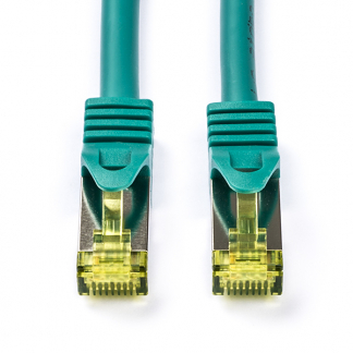 Afbeelding van Netwerkkabel Cat7 S/FTP 15 meter (100% koper, LSZH, Groen)