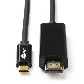 Afbeelding van USB C naar HDMI kabel Goobay 1.8 meter (4K@60Hz)