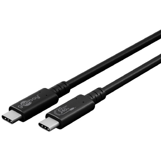 Afbeelding van USB C naar kabel 2 meter 4.0 (20 Gbps, Vertind koper, Power Delivery, 240 W, Thunderbolt 3/4)