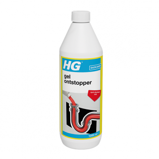 Afbeelding van HG gel ontstopper 1000 ml (Gebruiksklaar, Voor de badkamer)