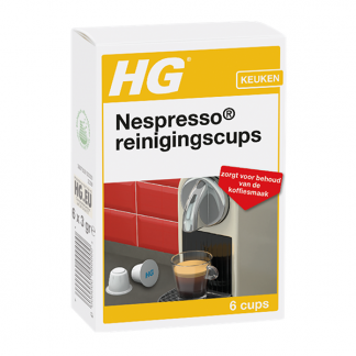 Afbeelding van HG reinigingscups voor Nespresso® machines 6 stuks