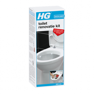 Afbeelding van HG toilet renovatie kit 500 ml (Extreem sterk)