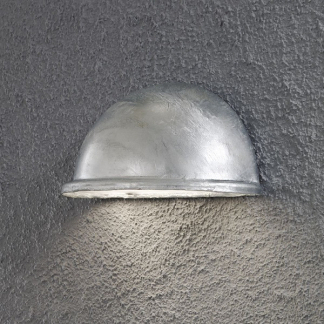 Afbeelding van Wandlamp buiten Konstsmide Torino (E14, Geborsteld staal)