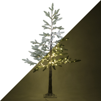 Afbeelding van Sierlijke kunstkerstboom met 240 micro LED lampjes 150CM